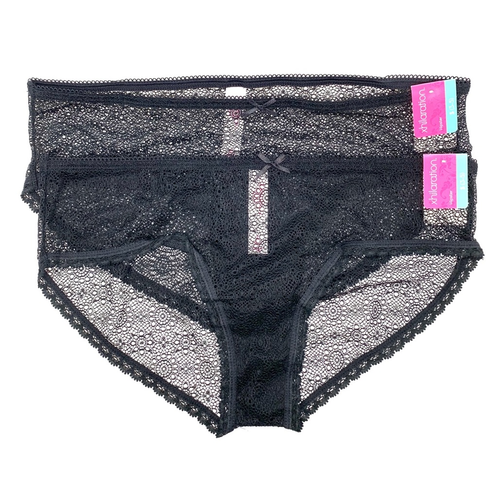 Women's All Over Lace Hipster - Xhilaration -2pk
